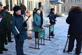 Парта памяти в Железногорском кадетском корпусе